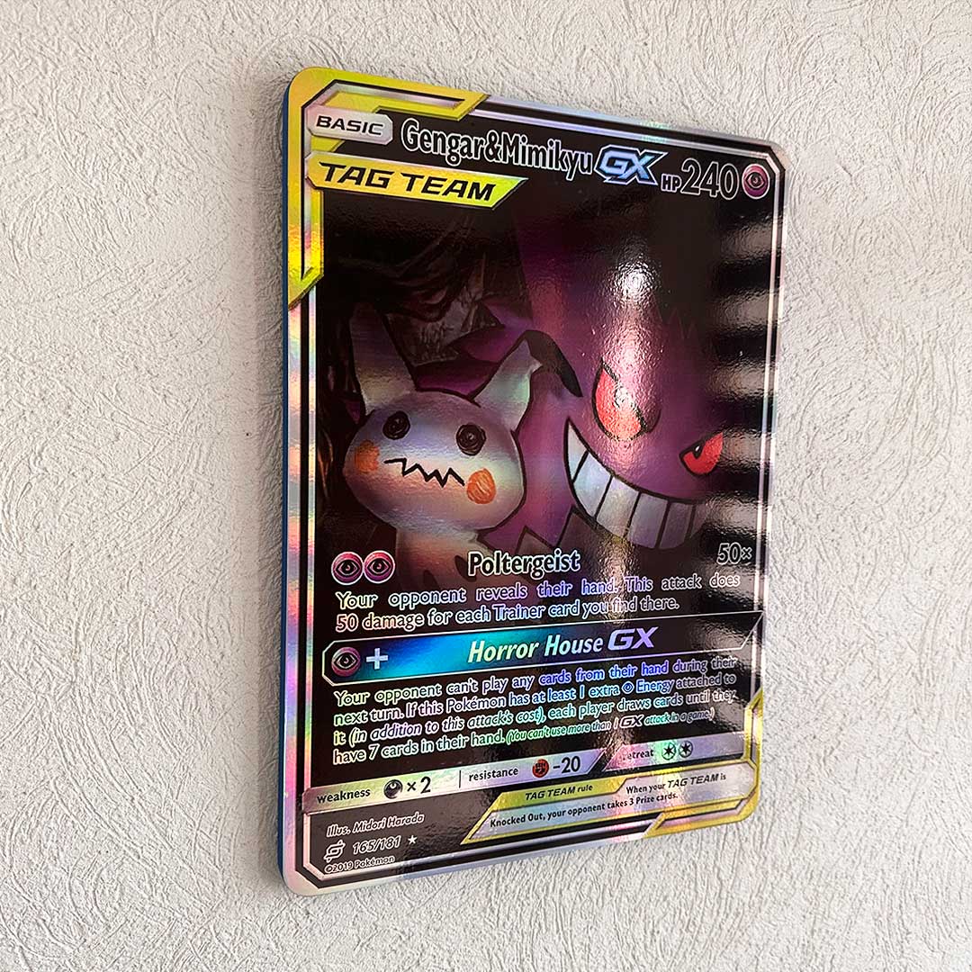 Cuadro Decorativo PKMN TCG Gengar&Mimikyu