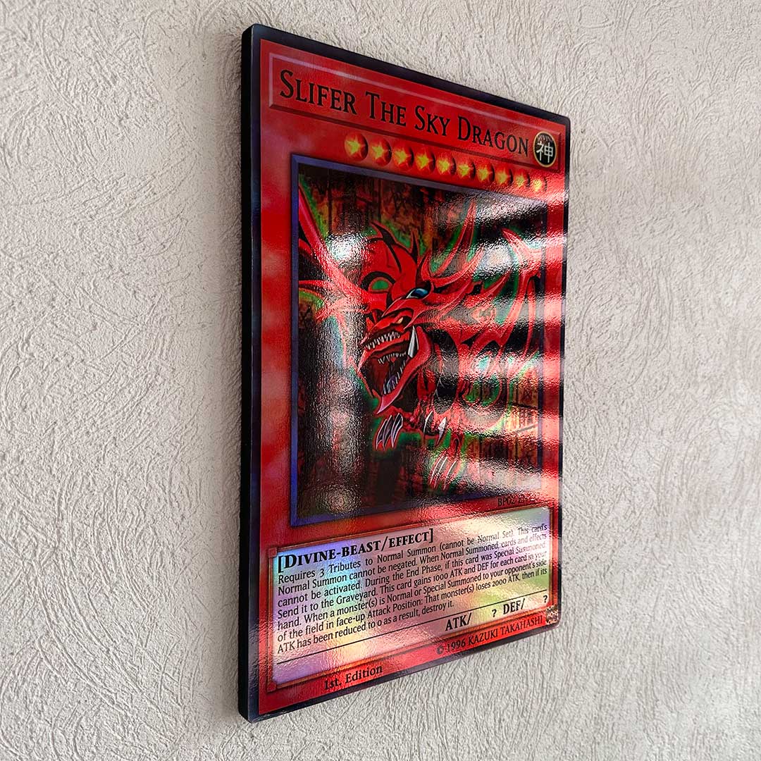 Cuadro Carta Yu-Gi-Oh Slifer The Sky Dragon