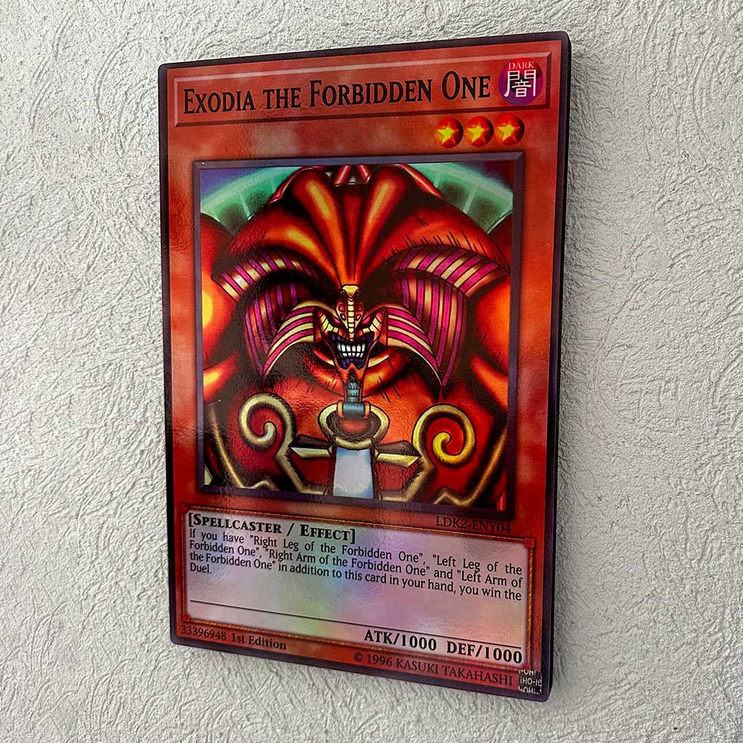 5 Cuadros Decorativos YuGi (Set Exodia The Forbidden One)