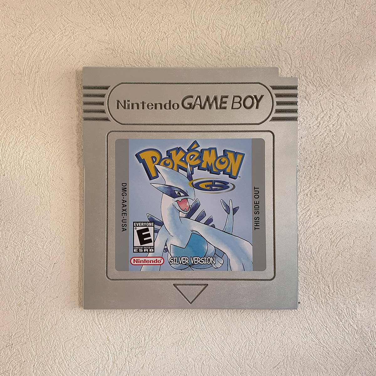 Cuadro Decorativo Cartucho GB Pokémon Silver