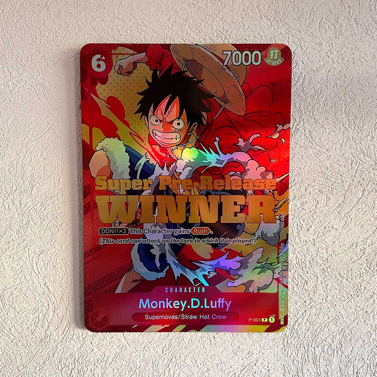 Cuadro Decorativo One Piece Monkey.D.Luffy Super PreRelease