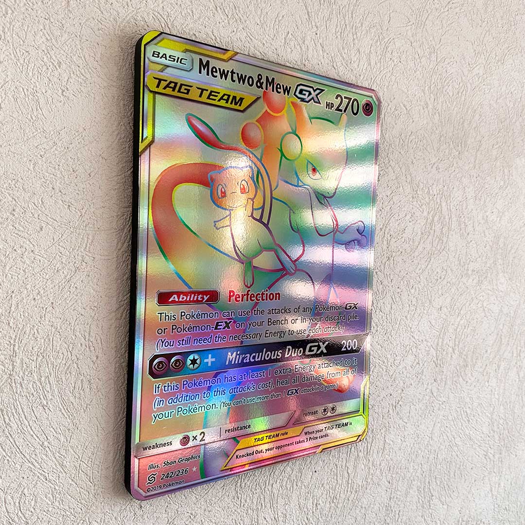 Cuadro Decorativo PKMN TCG Mewtwo & Mew GX