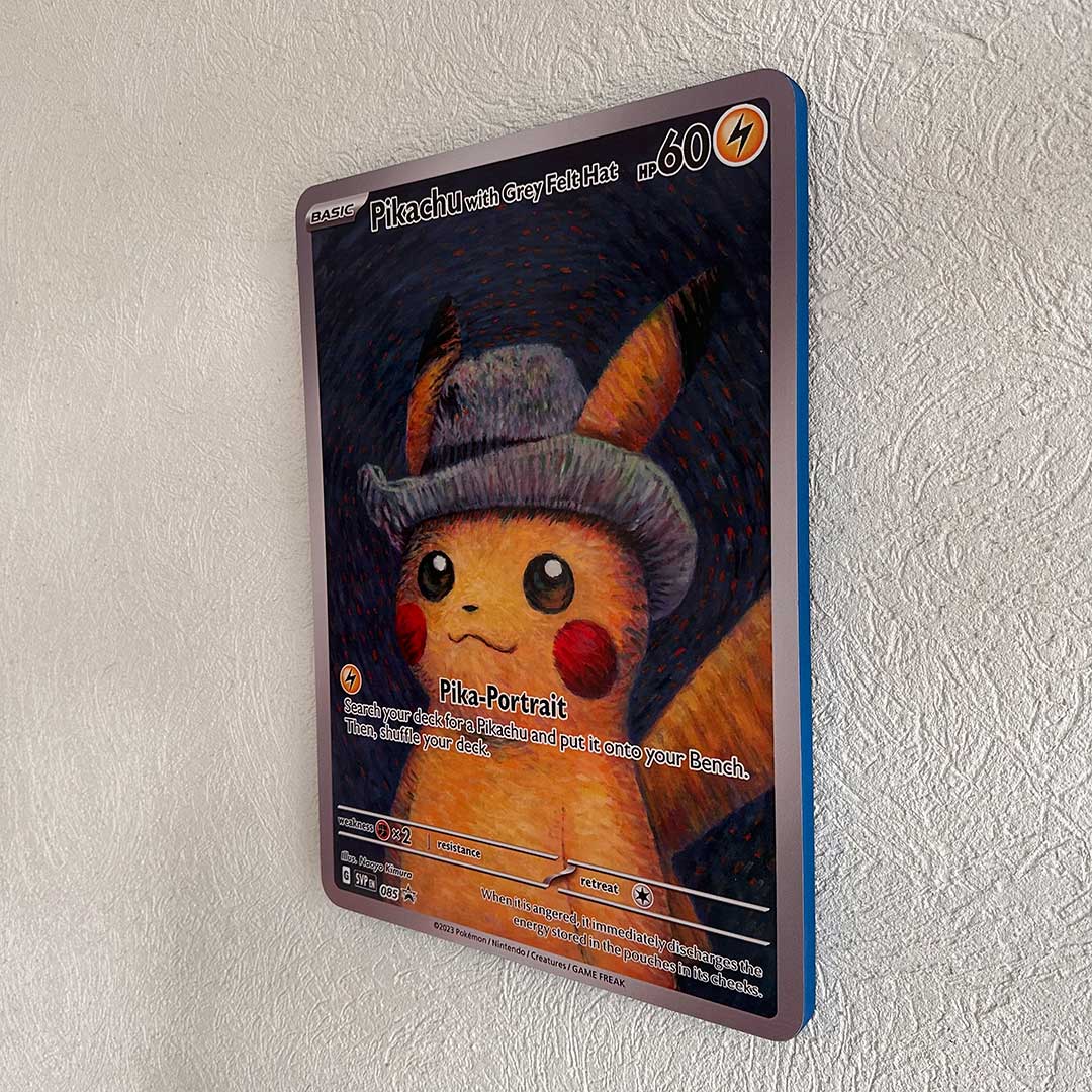 Cuadro Decorativo Pokemon TCG Pikachu Van Gogh