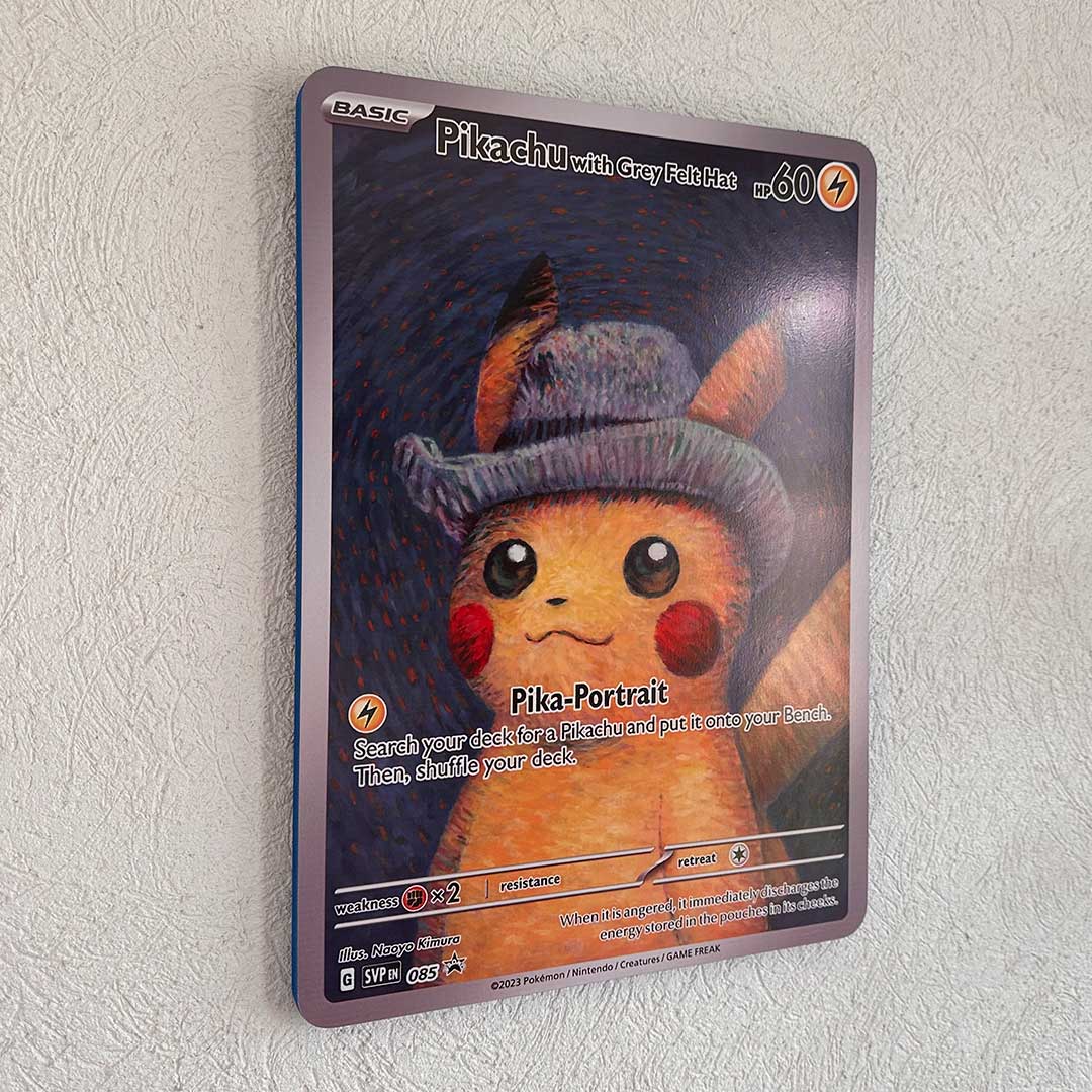 Cuadro Decorativo Pokemon TCG Pikachu Van Gogh