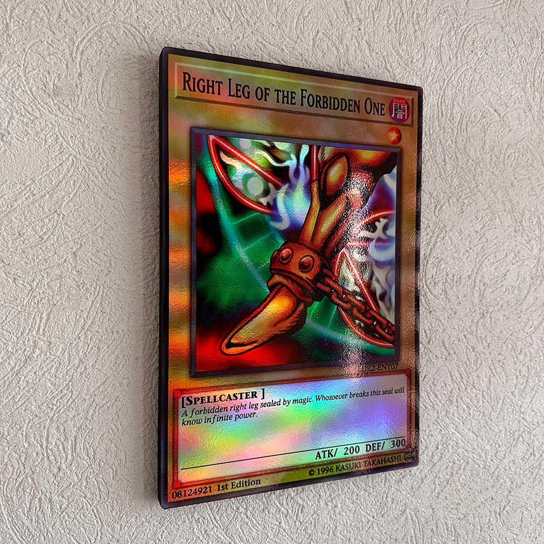 5 Cuadros Decorativos YuGi (Set Exodia The Forbidden One)