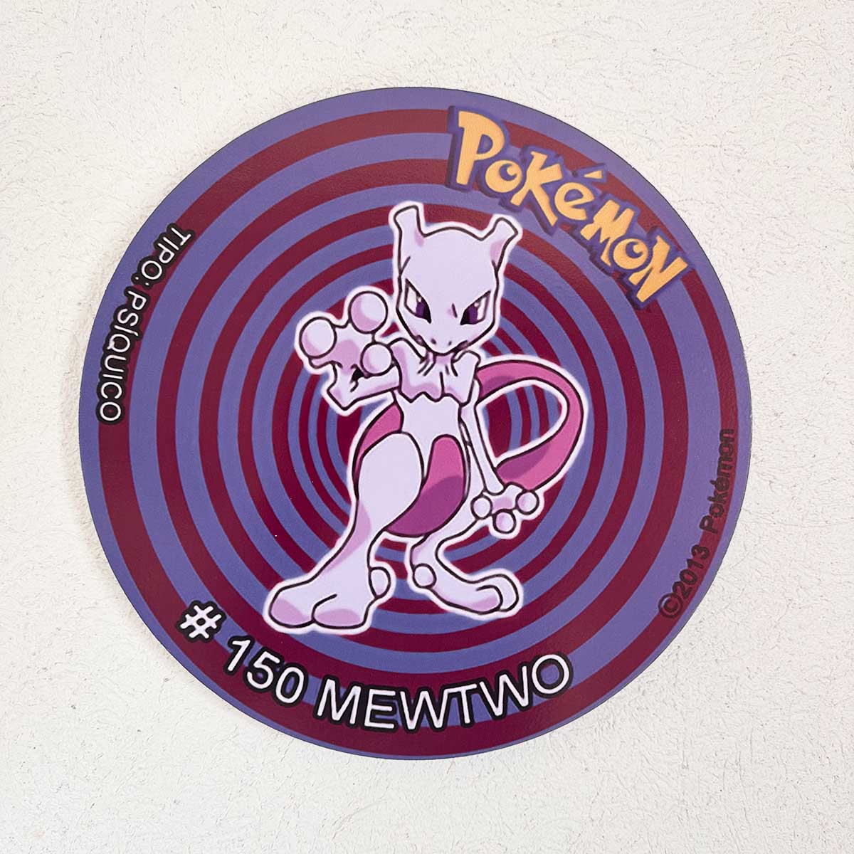 Cuadro Decorativo Tazo PKMN MewTwo