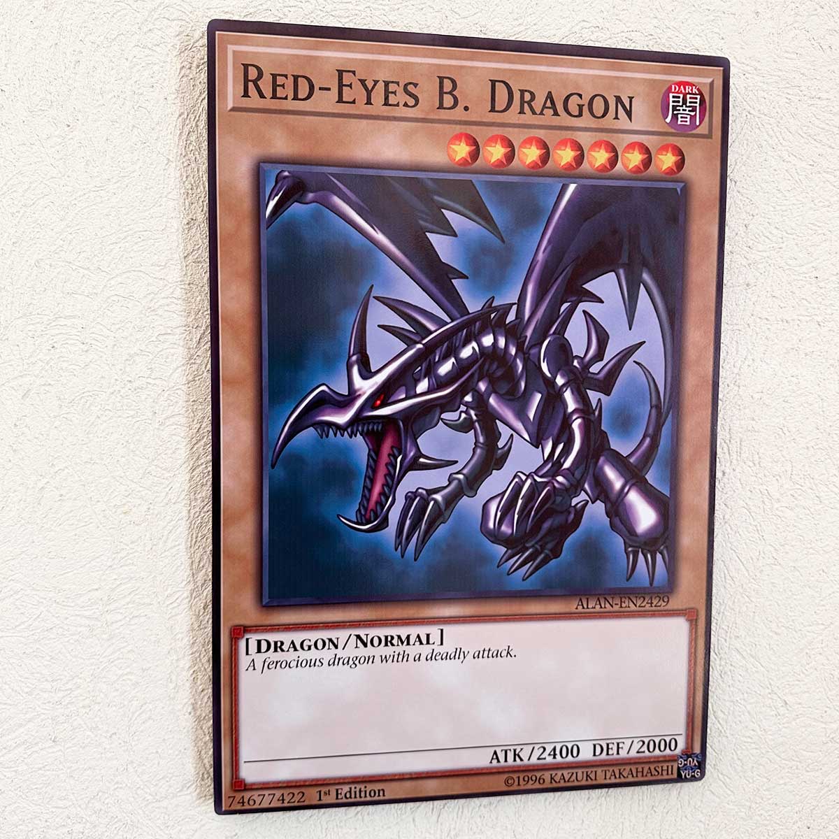 Cuadro Decorativo YuGi Cuadro Red-Eyes B. Dragon