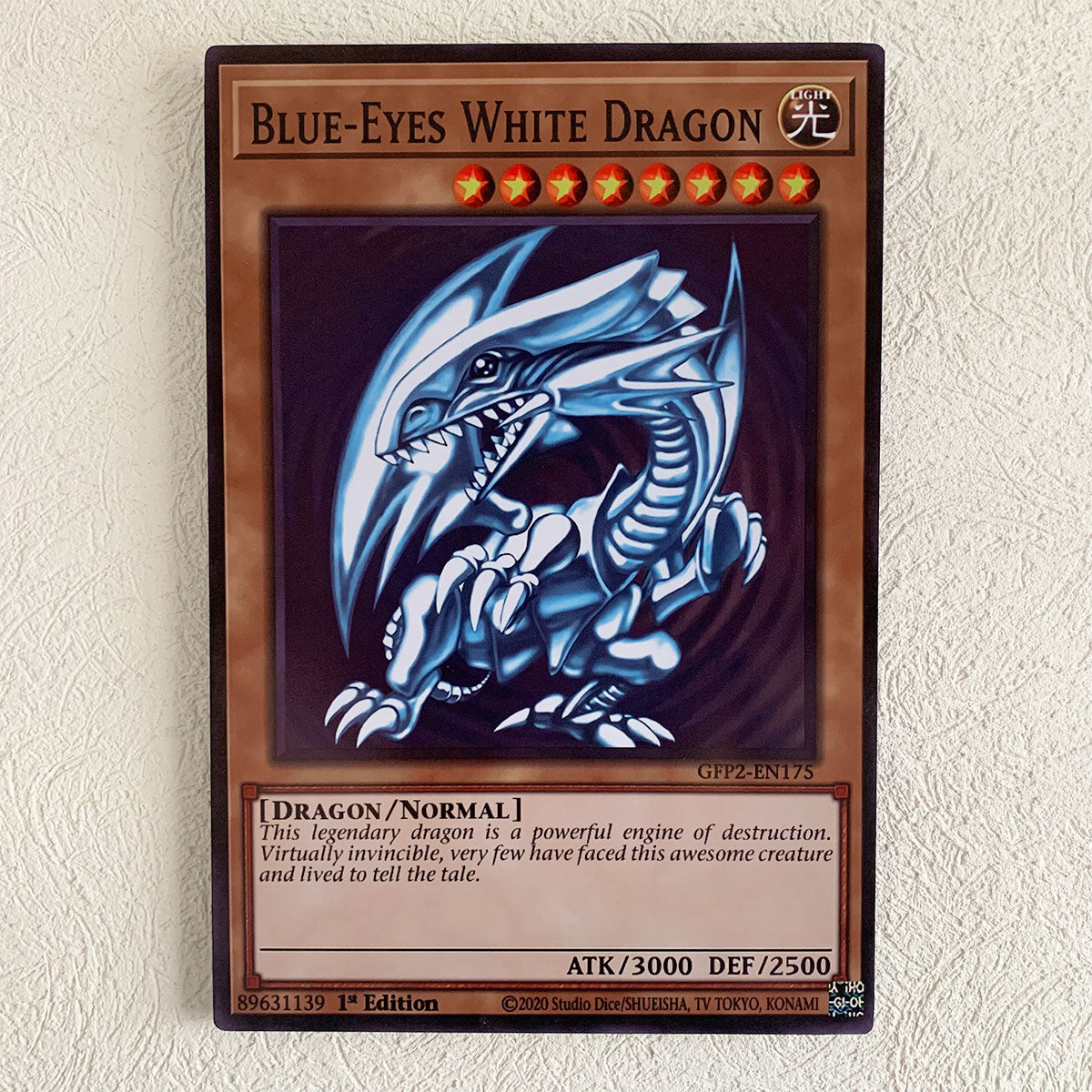 Cuadro Decorativo YuGi Blue Eyes White Dragon