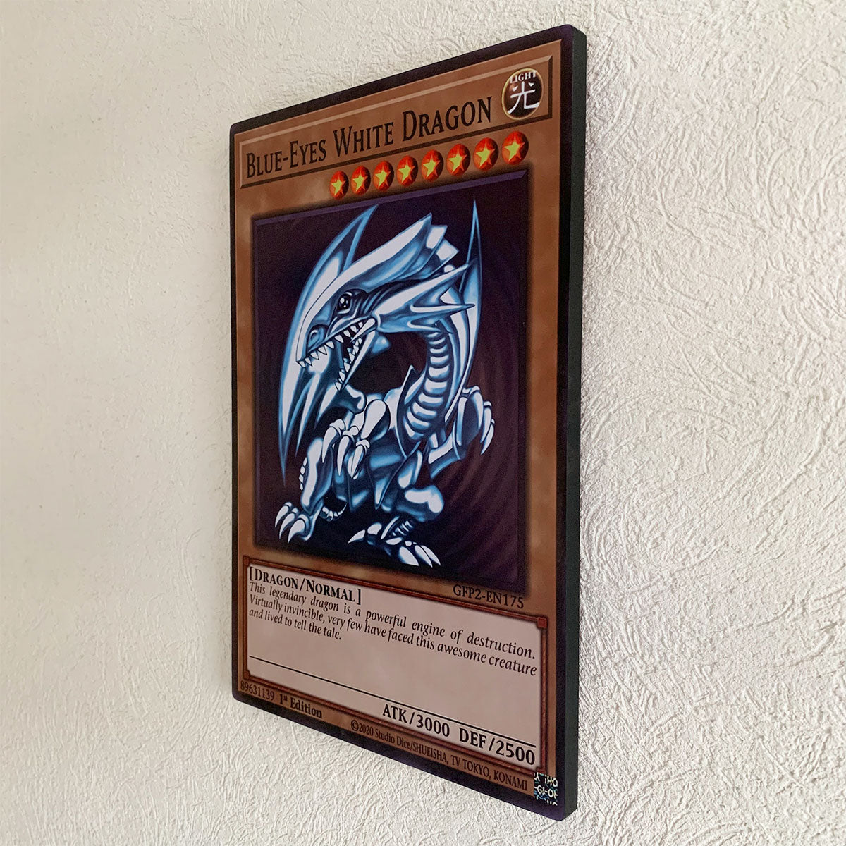 Cuadro Decorativo YuGi Blue Eyes White Dragon