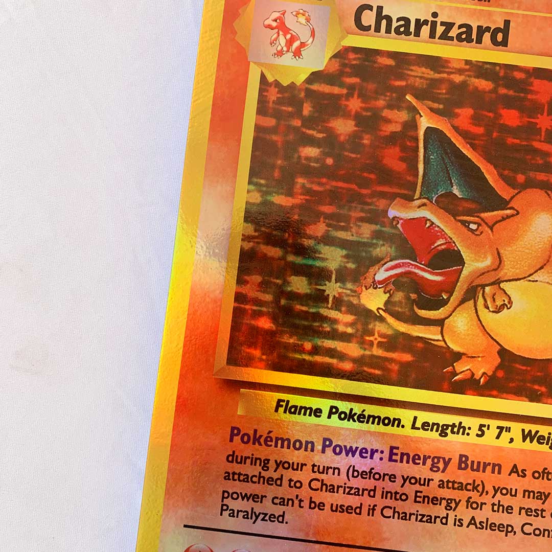 Cuadro Decorativo PKMN TCG Charizard Primera Edición