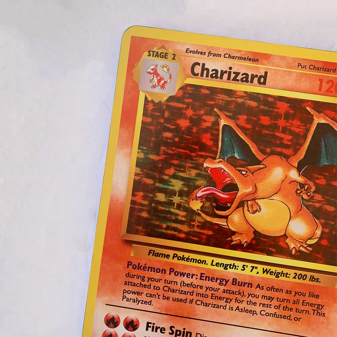 Cuadro Decorativo PKMN TCG Charizard Primera Edición