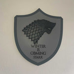 Pieza Decorativa Escudo STARK GOT