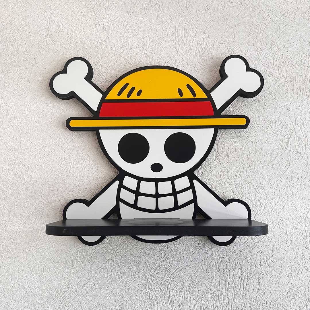 Repisa Flotante Jolly Roger One Piece