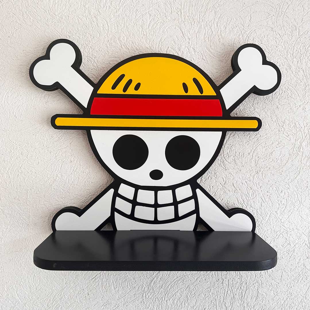 Repisa Flotante Jolly Roger One Piece