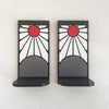 2 Repisas Flotantes Pendientes Hanafuda de Tanjiro