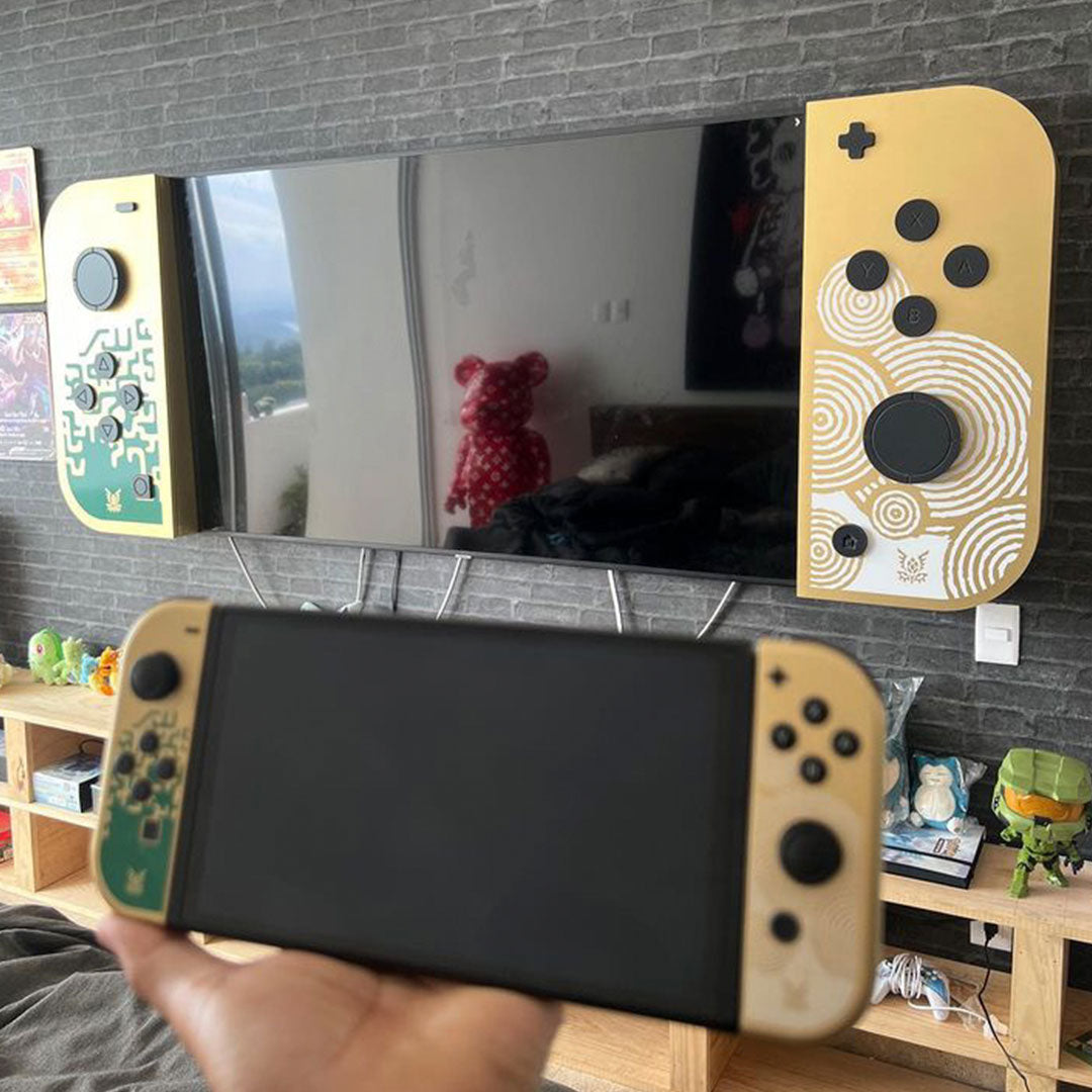 Repisas JoyCon Para TV Edición TLofZTofK