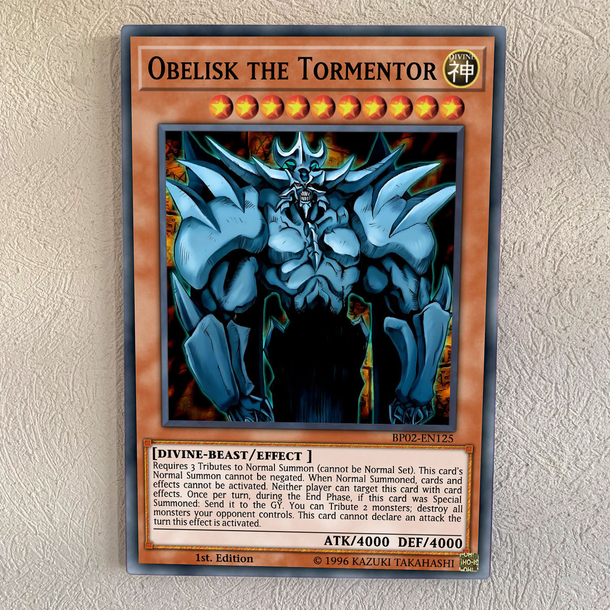 Cuadro Decorativo YuGi Obelisk The Tormentor